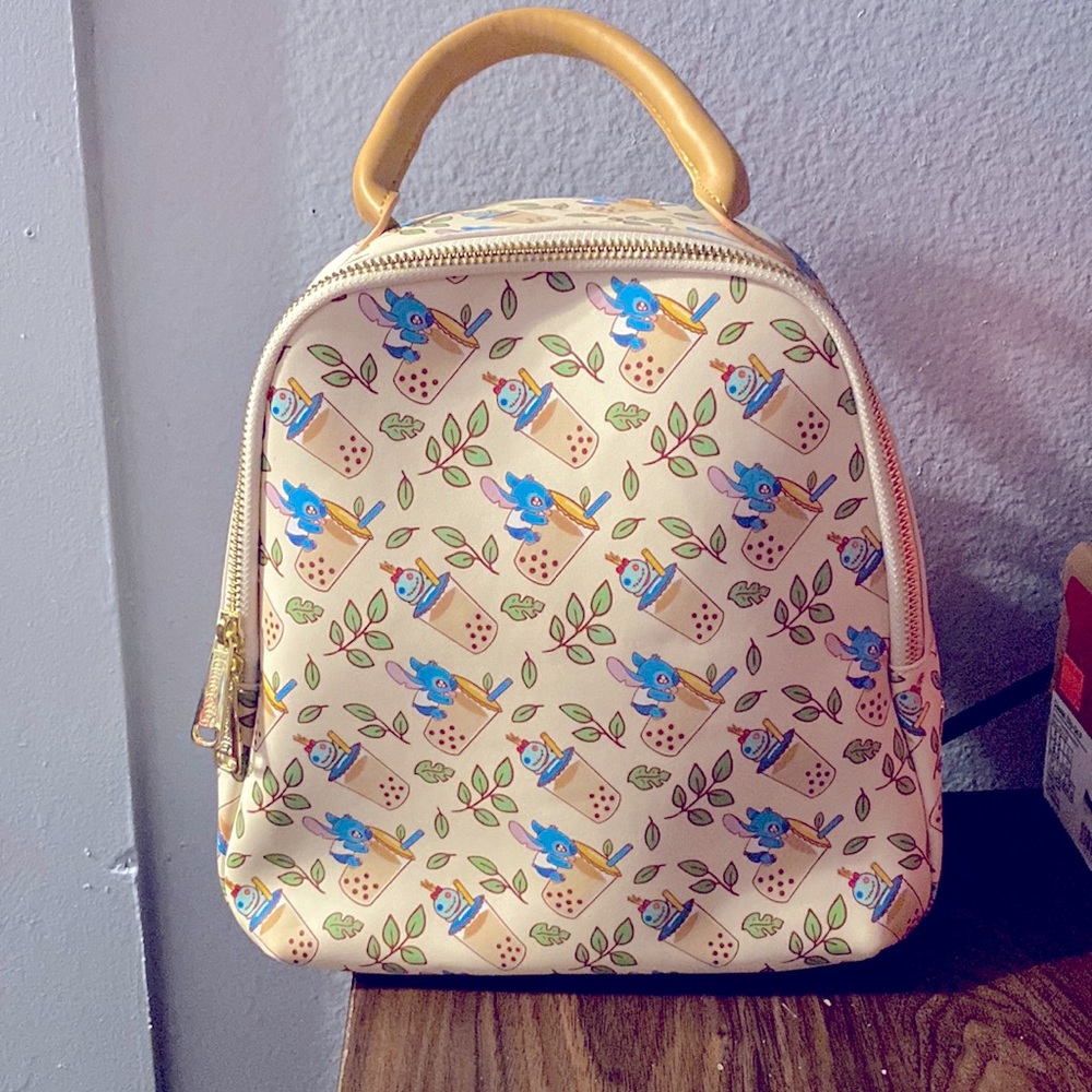 Boba 🧋 Stitch Backpack 🎒 Loungefly
